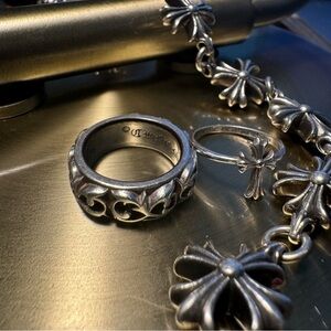 Chrome Hearts CrossRings+ Bracelet Bundle (40% off